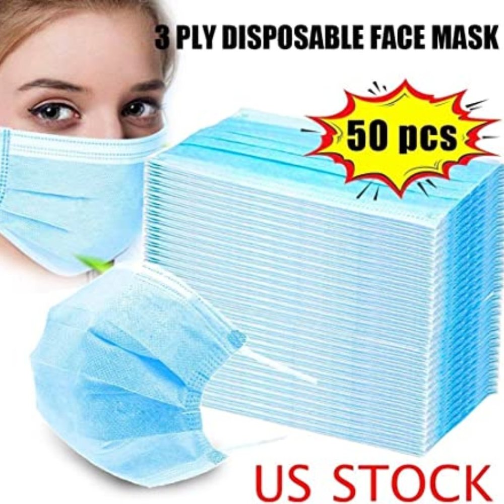 50 Face Masks- Ships Today